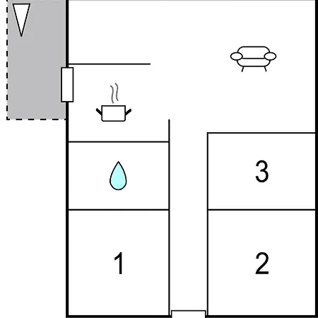 펜션 Three-bedroom In